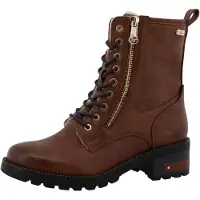 Mustang Veterschoenen Hoog Veterschoenen Hoog - Cognac - Maat 42