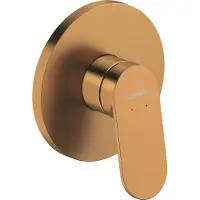 Duravit Fertigmontageset Wave UP-Brause-Einhebelmischer, Bronze gebürstet