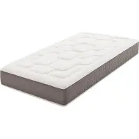 Moonia KingMaX Multizone, Doppelt, Memory-Foam-Matratze, Weich/Fest, Weiß, 900 mm, 2000 mm