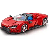 ReoBrix 11026 Rennwagen 1:16 Klemmbaustein Auto 1168 Teile ab 14