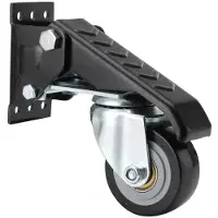 StarTech.com 4er Set Werkbankrollen - Möbelrollen / Lenkrollen - Schwerlast bis 200 kg - Hochklappbare Stepdown Rollen - 360° drehbar - Für Tische und Geräte