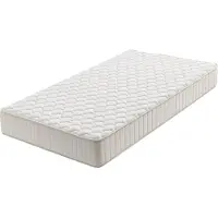 Moonia Olympus, High density foam mattress, Mittel/Hart, Beige, Weiß, Erwachsene, 800 mm, 1900 mm