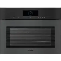 Miele DGC 7840 HCX Pro Griffloser Kompakt-Dampfbackofen 12305560, Obsidianschwarz matt