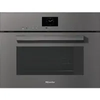 Miele DGM 7640 - Dampfgarer mit Mikrowelle mit 5 Jahre Garantie, Graphitgrau, 60 x 45 cm