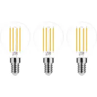 Modee Lighting E14 LED Filamentlampe P45 4W 470lm 2700K Warmweiß 3 Stück