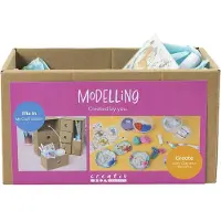 Creativ Company 977420, Modellierlehm für Kinder, 6 Jahr(e), Gemischte Farben