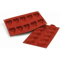 Schneider Silikon-Backform, Herz "Passion", rot 115091 , Durchmesser: 56 x 52 mm, Höhe: 29 mm
