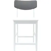 vidaXL Esszimmerstühle 2 stk. Massives Gummiholz Weiß 48 x 49 x 95 cm