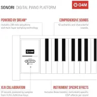 G4M Sonori Low Top Digital Piano Satin White