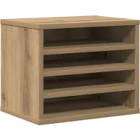 vidaXL Schreibtisch Organizer Artisan-Eiche 36 x 26 x 29,5 cm