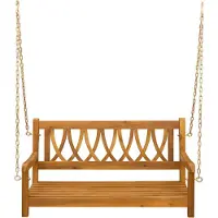 vidaXL Gartenschaukelbank 2 -Seater 110 x 56 x 58 cm Massivholz Akazie