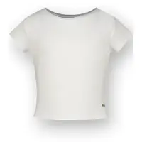 Vingino Basic-crop Rib Tee Real White Größe: 14 | T-Shirts Outlet | kids | Weiß