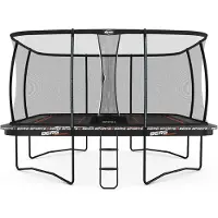 Berg Ultim Pro Bouncer Quadratische Trampolin 500x500 cm mit deluxe sicherheisnetz XL