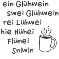 Home Fashion , ein Glühwein, Lunch-Servietten aufgefaltetes Maß 33 cm x 33 cm, im Viertelfalz, 20 Stück pro Pack, 12 Pack pro Karton