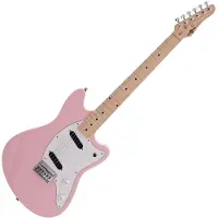 Gear4Music Seattle E-Gitarre von Pink