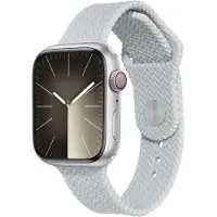 IMoshion Geflochtenes Silikonarmband für Apple Watch | 44/45/46/49 mm - Grau