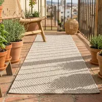 NATURL. Balkonteppich - Costa Beige 80x250 cm