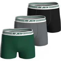 NFL Herren Boxershorts, 3er Pack - Teams, Boxers, Football, Logo, Baumwollmischung