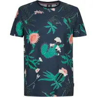 Petrol Industries - T-Shirt mit Allover-Print Carbón Herren