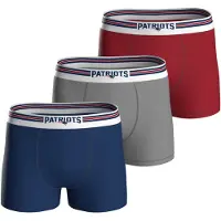 NFL Herren Boxershorts, 3er Pack - Teams, Boxers, Football, Logo, Baumwollmischung