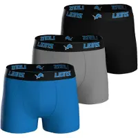 NFL Herren Boxershorts, 3er Pack - Teams, Boxers, Football, Logo, Baumwollmischung
