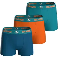 NFL Herren Boxershorts, 3er Pack - Teams, Boxers, Football, Logo, Baumwollmischung
