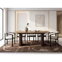 WFL GROUP Ausziehbarer Rechteckiger Esstisch – XXL Modernes Design mit Braunem Metallgestell – für 8-12 Personen, 180 x 90 / 280 cm – Eiche Braun