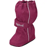 Playshoes 194002, Booties, Schneeschuhe, Uni, Baby (0 - 2 Jahre), beere, Einfarbig