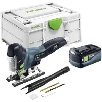 Festool PSC 420 EB-Basic Akku Pendelstichsäge 18 V 120 mm Brushless + 1x Akku 5,0 Ah + Systainer - ohne Ladegerät