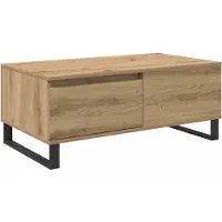 vidaXL Couchtisch Artisan-Eiche 90 x 50 x 36,5 cm Holzwerkstoff