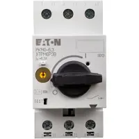 Eaton Kurzschlussschutzschalter, Iu 6.3 A, Irm 97.7 A, Schraubklemmen, Geeignet auch für Motoren der Effizienzklasse IE3. 072728
