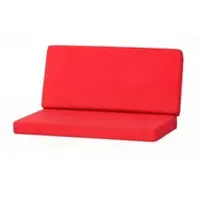 Setgarden Techno Gartenkissen Für Polyrattan Möbel 180 x 60 x 50cm – Kissen für 3 Sitzer Gartensofa 1tlg Rot