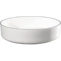 Asa selection Schale Oco Ligne Noire Weiß 19 cm