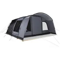 Kampa - Großes Campingzelt für 6 Personen - Dawlish 06 Charcoal/Fog/Mist - Grau