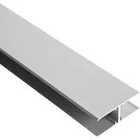 Gutta Klemmprofil, BxL: 4,9 x 200 cm, Aluminium - silberfarben