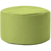 Lumaland 20708, Hocker/Ottomane, Rund, Grün, PVC, Polyester, Erwachsene & Kinder, 45 cm