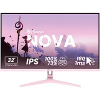AROZZI Nova 32" Gaming Monitor - QHD IPS - 180Hz - Rosa