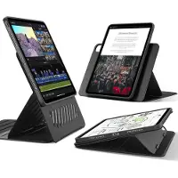 ESR für iPad Pro 13 Zoll Hülle M4(2024) iPad Pro 13 Drehbare Hülle mit Abnehmbarer Magnetabdeckung Verstellbarer Hoch-/Querformatständer mit erhö