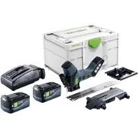 Festool ISC 240 EB-Basic Akku Dämmstoffsäge 18 V 240 mm + 2x Akku 5,0 Ah + Ladegerät + Systainer