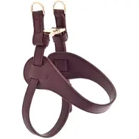 Ferribiella Verstellbares Leder Hundegeschirr Komfort - Bordeaux / M