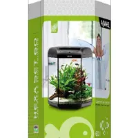 Aquael Hexa-starterset 60L Black LED