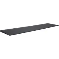 Sport-Thieme Sportboden "Connect", Randstück, Pure Black, 100x25x2 cm