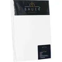 Curt Bauer Jersey Spannbettlaken 120x200 cm - 130x220 cm | weiß - weiß