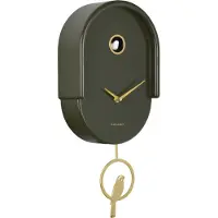 Karlsson - Wanduhr Tweet - Grün - 20x8.5x42cm