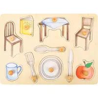 Small Foot Formenpuzzle Objekte Holz Junior 9 Teile
