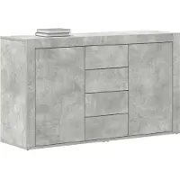 vidaXL Sideboard Beton Grau 120 x 36 x 69 cm Holzwerkstoff