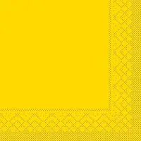 Mank Tissue Serviette Gelb, 20 x 20 cm, 300 Stück -