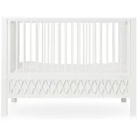 Cam Cam - Harlequin Babybett, 60 x 120 cm, weiß
