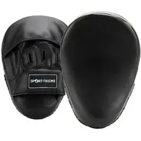 Sport-Thieme Boxpratzen "Curved", Schwarz lackiert