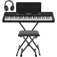 Gear4Music K2 61-Tasten-Keyboard mit Bluetooth von Ständerpaket
